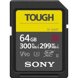 Карта пам'яті Sony 64GB SDXC UHS-II U3 V90 TOUGH SF64TG OPT-0831 фото