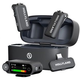 Бездротова мікрофонна система LARK MAX 2 Combo (Space Gray, with Camera RX + USB-C RX) Wireless Microphone LARK MAX 2 Combo фото